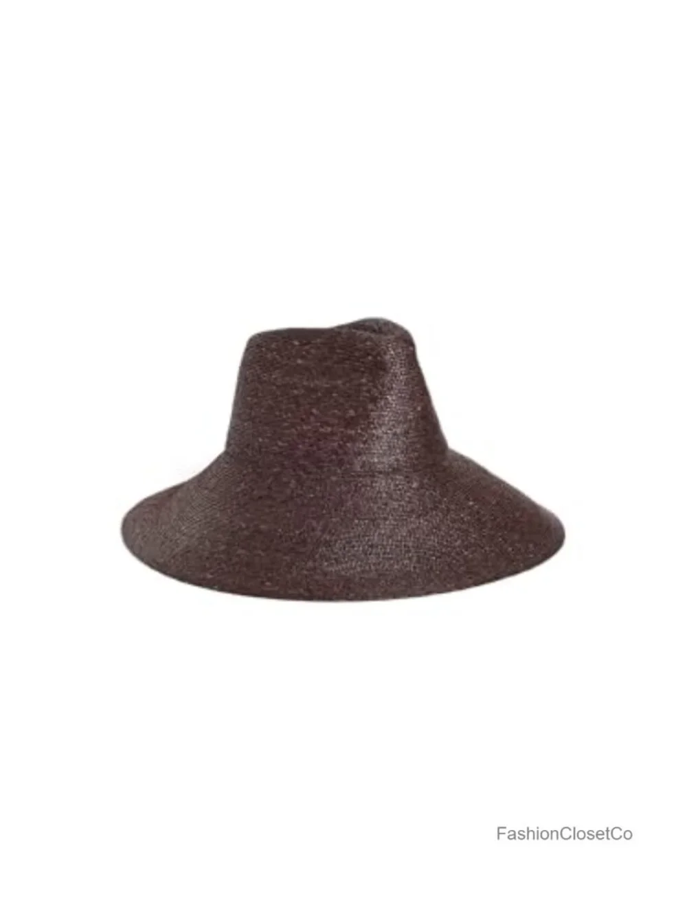 Woven Straw Bucket Hat with Pinched Crown, Sun Protection, Spot Clean